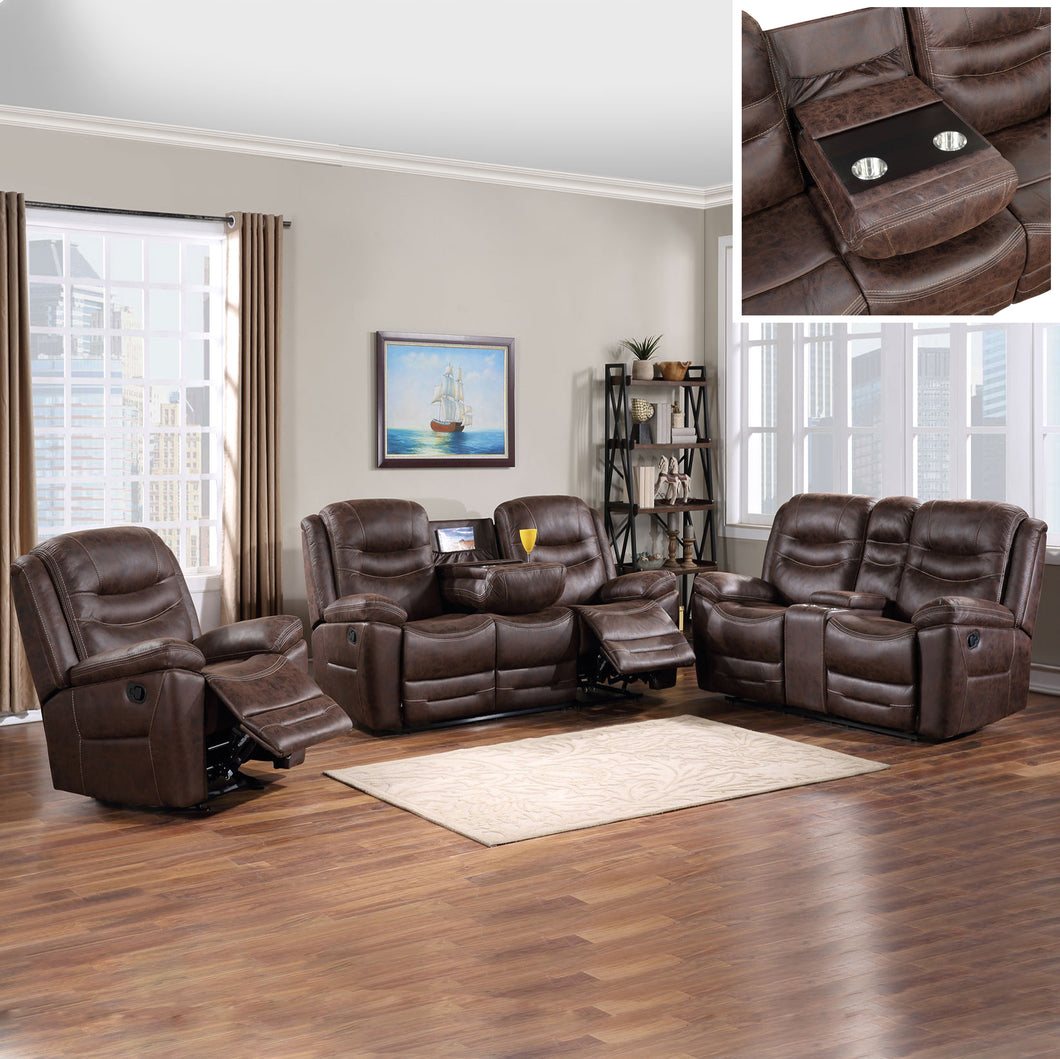 Stetson Reclining Sofa Set