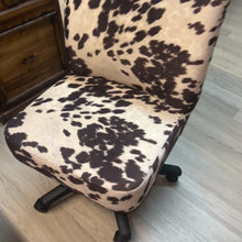 Load and play video in Gallery viewer, Cowhide Office Chair
