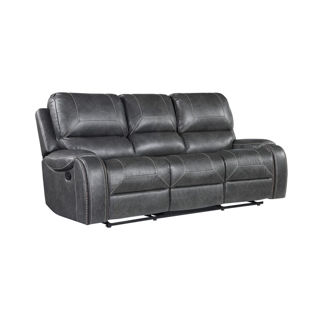 Steel Manual Reclining Sofa