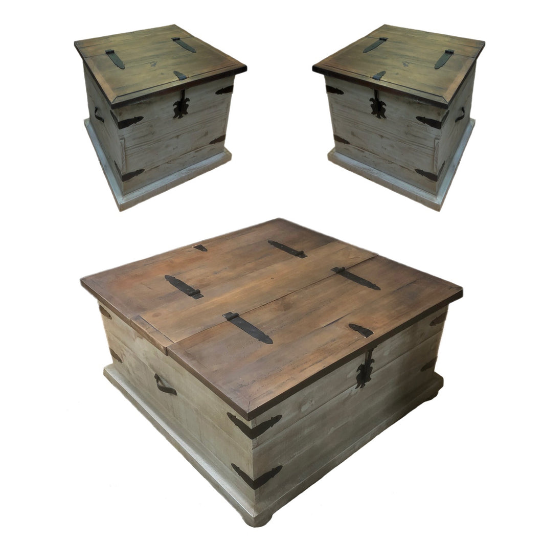 Ruidoso Trunk Coffee Table Set