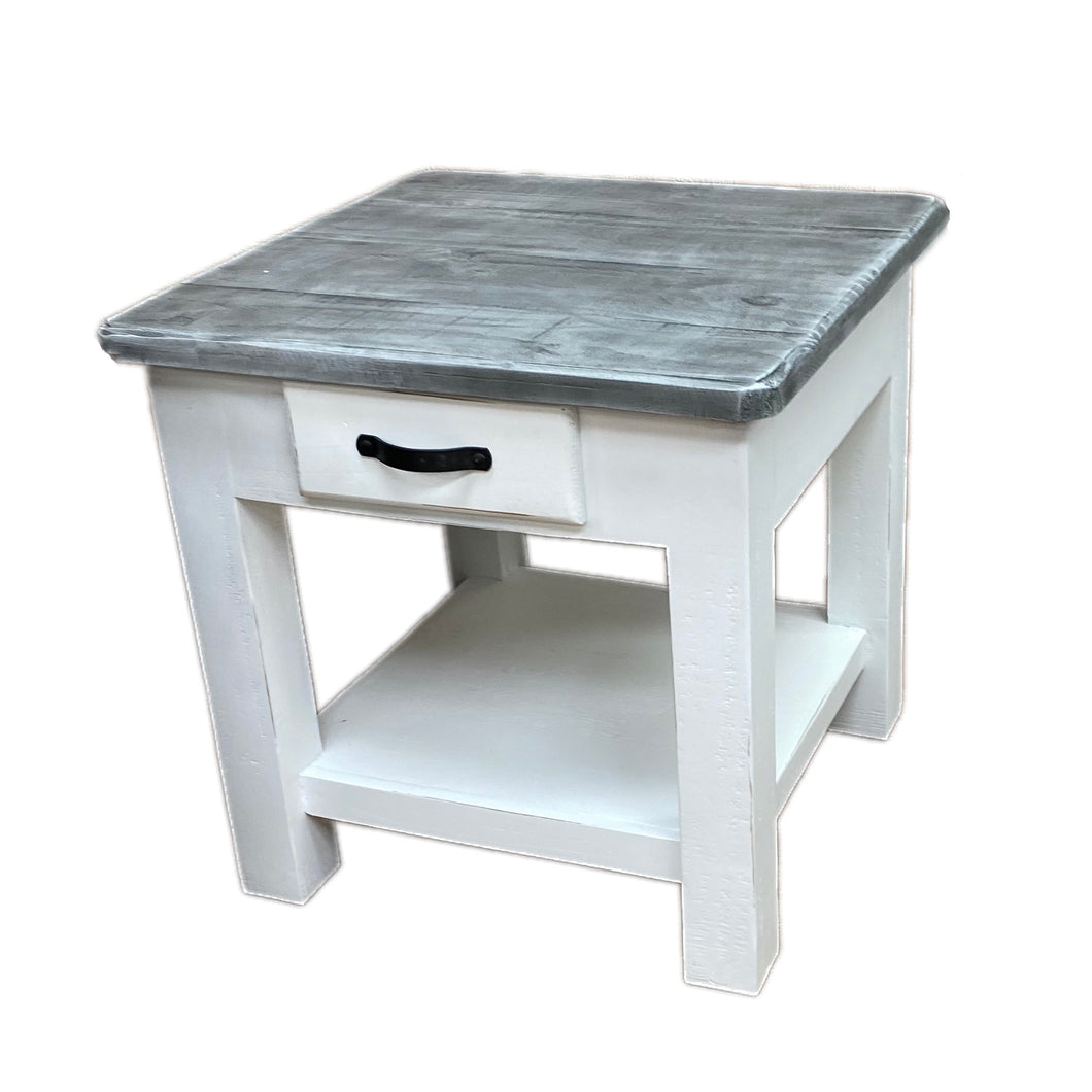 Slate End Table