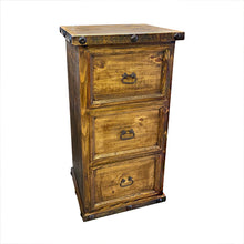 Load image into Gallery viewer, Ponderosa 3 Drawer Filing Cabinet
