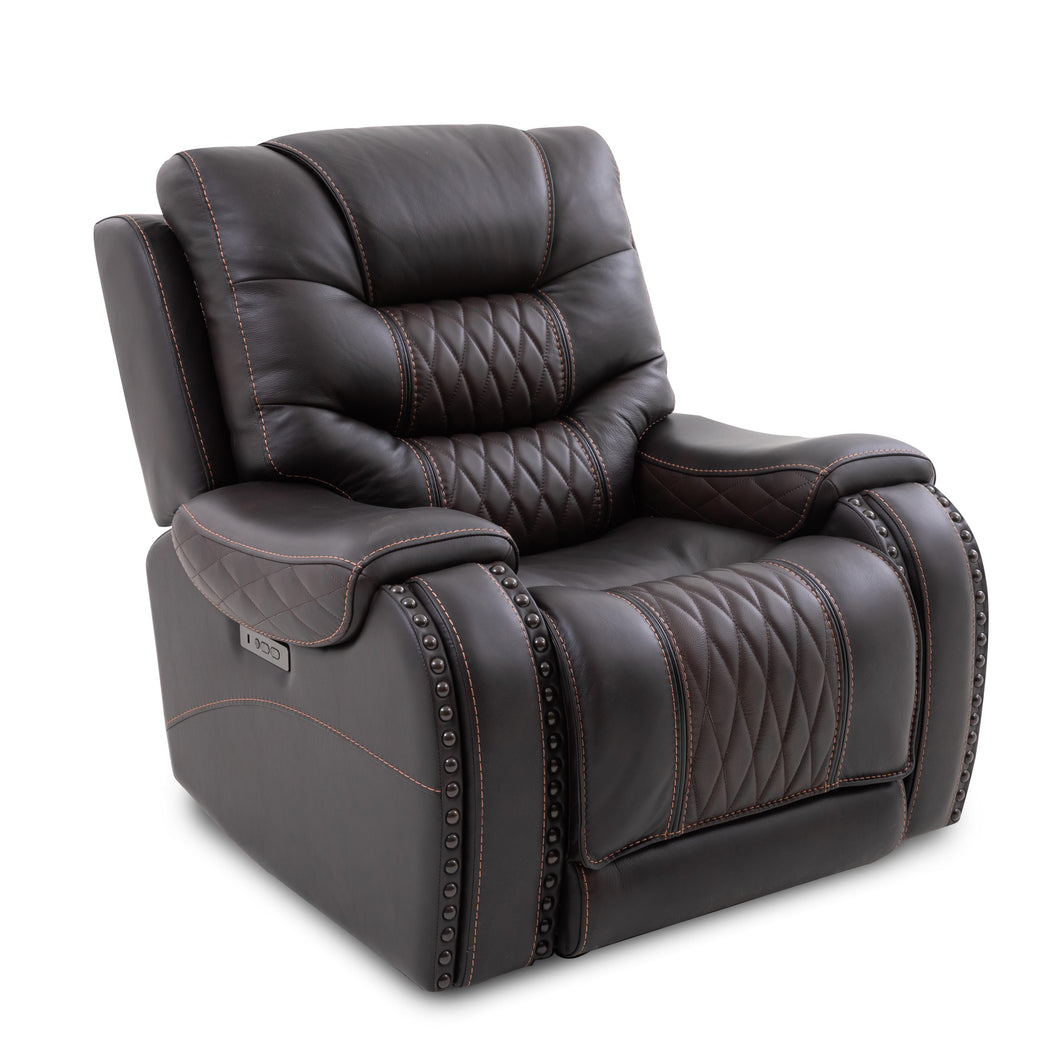 Cheyenne Power Leather Recliner